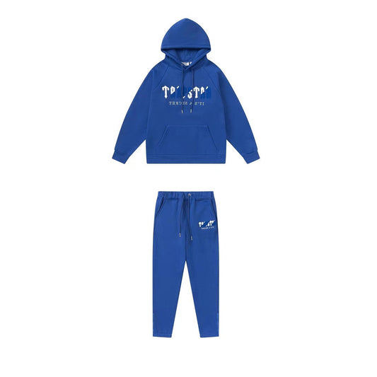 TRAPSTAR Tracksuit Central CEE UK Drill Tracksuit  LETTER EMBROIDERY (BULE BULE LETTER)
